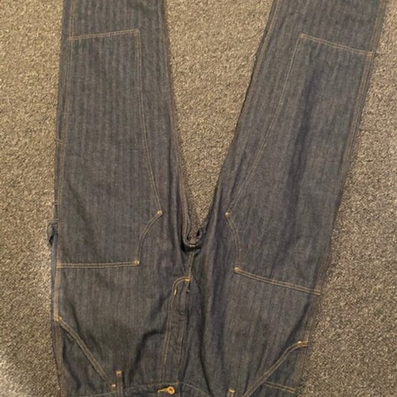 Vintage Polo Ralph Lauren Jeans Carpenter Double Knee 3 Sizes 30" Length RARE - Picture 8 of 8
